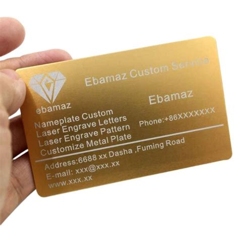 Metal Business Cards | Corporate Member Card | Custom Logo Engraved