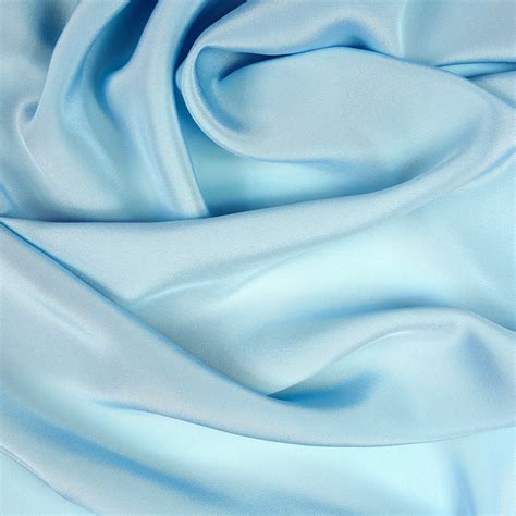 Silk Crepe de Chine - Sky Blue - Bloomsbury Square Dressmaking Fabric