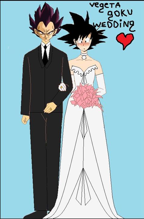 goku vegeta wedding by grell9026 on DeviantArt