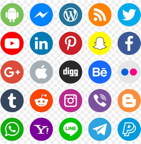 Download Social Media Icon Svg for Cricut, Silhouette, Brother Scan N ...