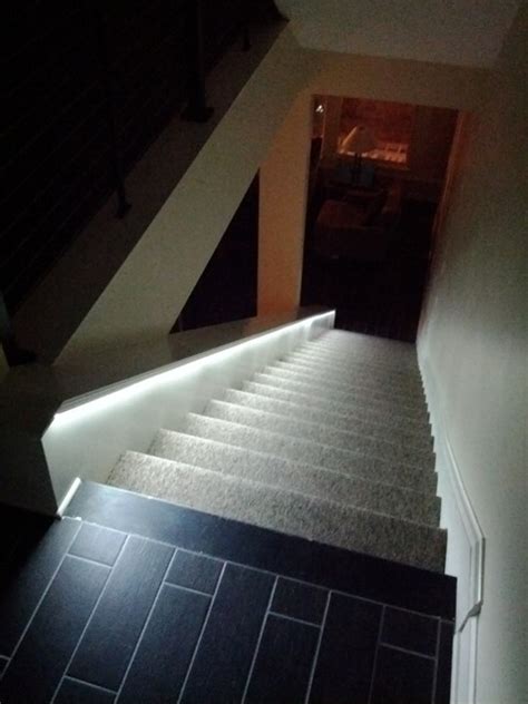 LED lighting for stairs - Contemporary - Staircase - Indianapolis - by ...