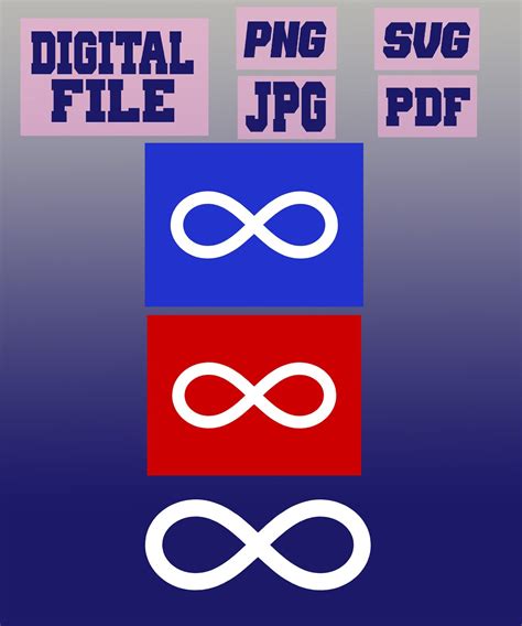 Svg/png/pdf/jpg Métis Nation Symbol Metis Flag Indian European ...