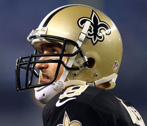 New Orleans Saints Drew Brees Football Helmet | Salary cap, Football ...