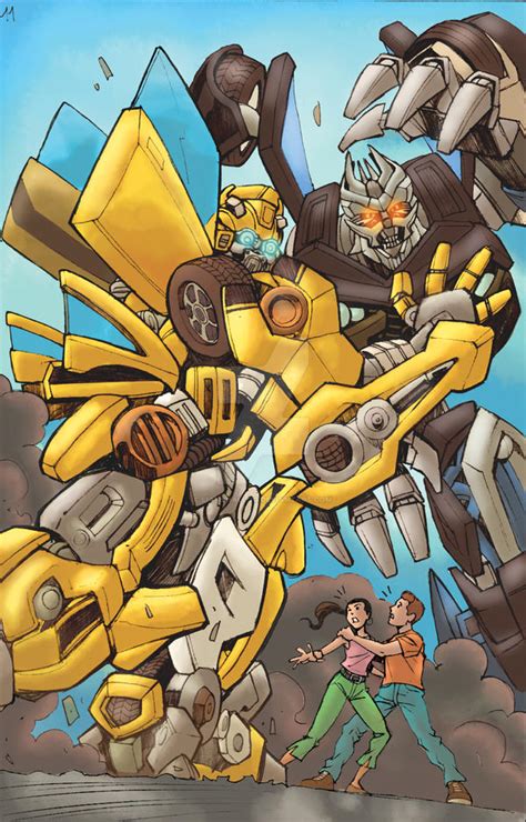 Bumblebee vs Barricade by LiamShalloo on DeviantArt