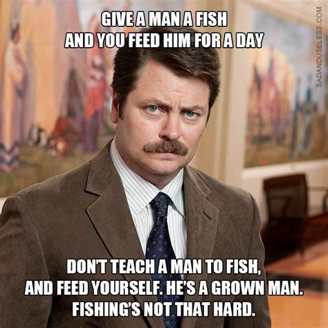 20 Brilliant Ron Swanson Quotes