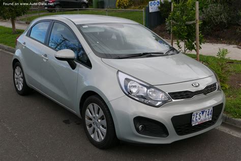 2011 Kia Rio III Hatchback (UB) 1.2 16V (85 Hp) | Technical specs, data ...