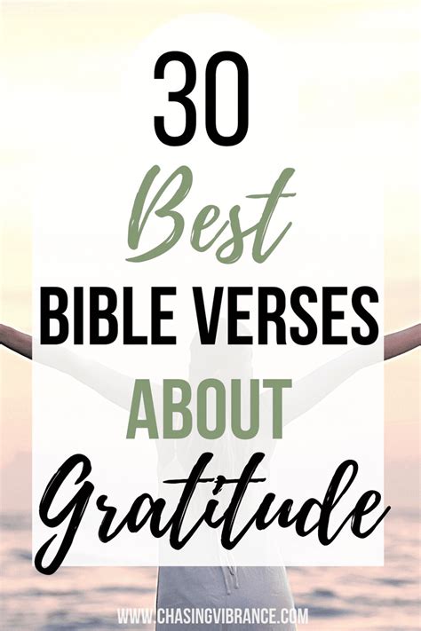 30 Bible Verses About Gratitude and Thankfulness - Chasing Vibrance