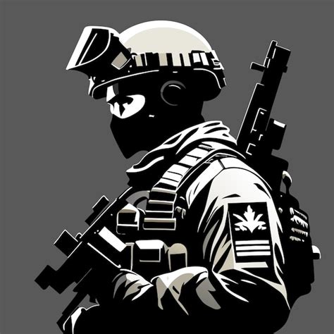 Premium Vector | Soldier vector illustration