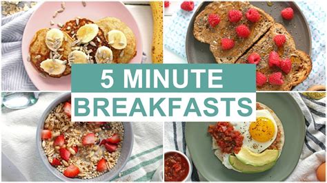 simple healthy breakfast recipes