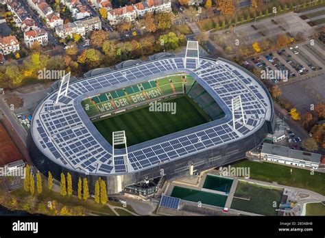 , Weser Stadium in Bremen, the stadium of the Bundesliga club Werder ...