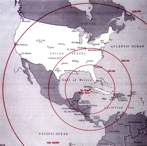 Map Of Cuban Missile Crisis