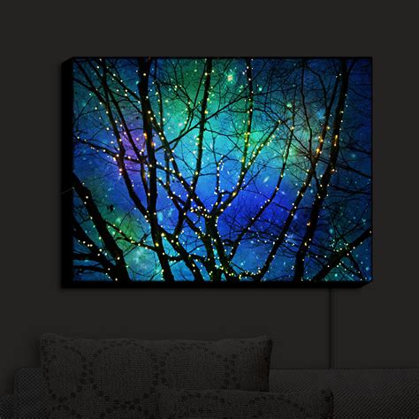 Illuminated Wall Art // Sylvia Cook // Twilight (20"W x 16"H x 3.25"D ...