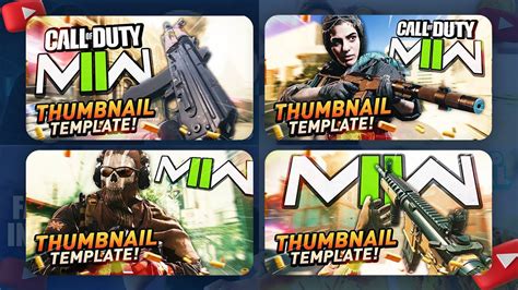 FIRST COD MODERN WARFARE 2 THUMBNAIL TEMPLATE - Payhip