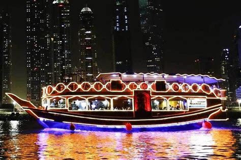 Dhow Cruise Dubai Marina 4 Star Dinner Buffet ( Pick up and Drop off ...