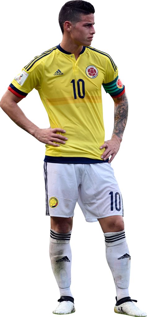 James Rodriguez Colombia football render - FootyRenders