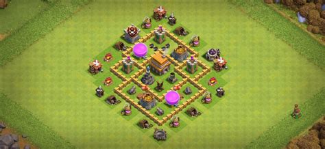 2022 TH5 Base Layout With Layout Copy Link - Base of Clans