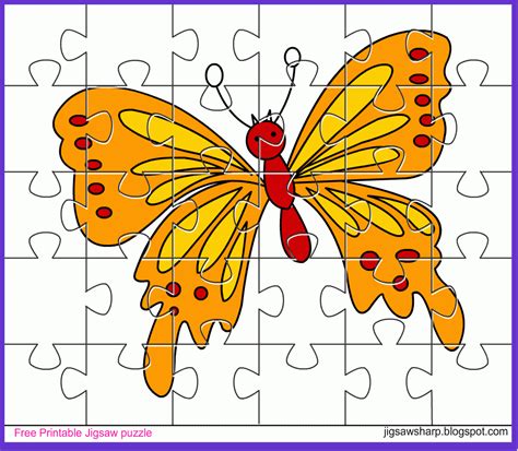 Medium Blank Printable Puzzle Pieces | Printables | Printable ...