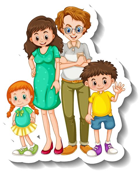 Nuclear Family Cartoon