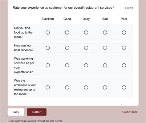 likert scale template 1 5 Calamità eccesso pagare likert scale labels