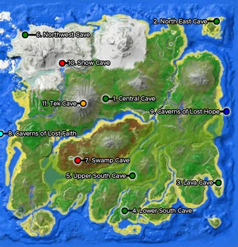 Ark Survival Evolved Caves Map | Sexiz Pix