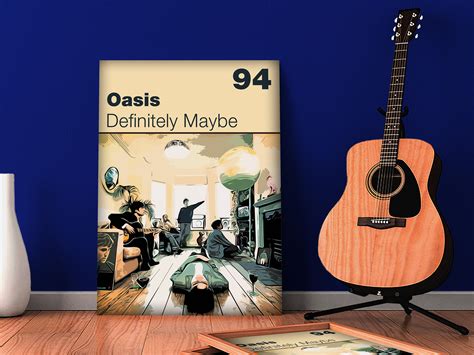 Oasis Album Cover Art Print/Music Poster In Style of | Etsy