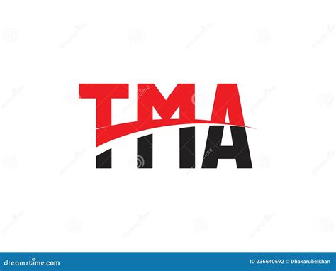 TMA Letter Initial Logo Design Vector Illustration Stock Vector ...