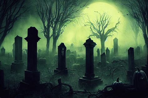 Spooky Graveyard by kuzy62 on DeviantArt