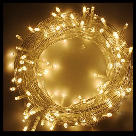 10m LED Warm White Battery Lights | Festive Lights