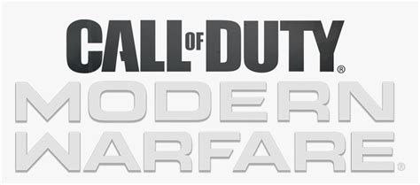 Call Of Duty Modern Warfare Logo, HD Png Download - kindpng