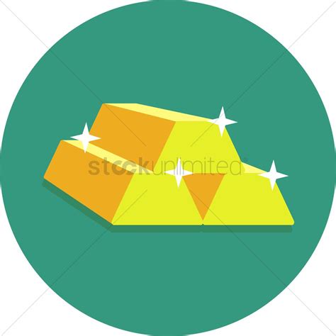 Gold Brick Vector At Collection Of Gold Brick Vector