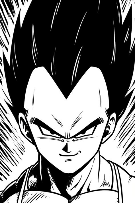 Vegeta Coloring Pages