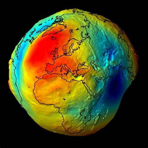 ESA - The Earth's gravity field (geoid)