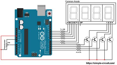 Print Arduino ADC values on 7-segment display