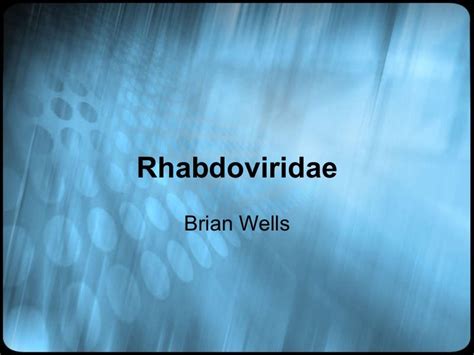 Rhabdoviridae