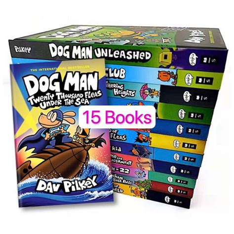 Dog Man / Cat Kid Collection (15 Books) | Shopee Singapore