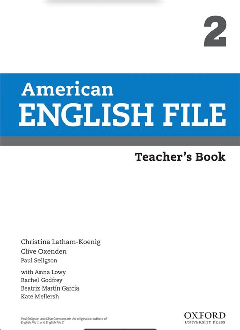 AMERICAN ENGLISH FILE 2 Teacher's Book | Libtoon