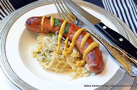 ~italian sausage & sauerkraut~ | Ally's Kitchen