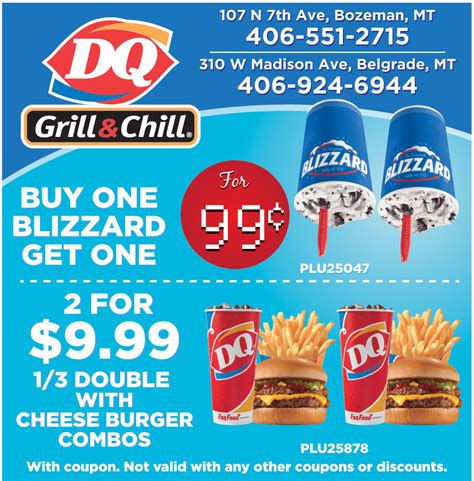 BUY 1 GET 1 BLIZZARD FREE OF EQUAL OR LESSER VALUE | Online Printable ...