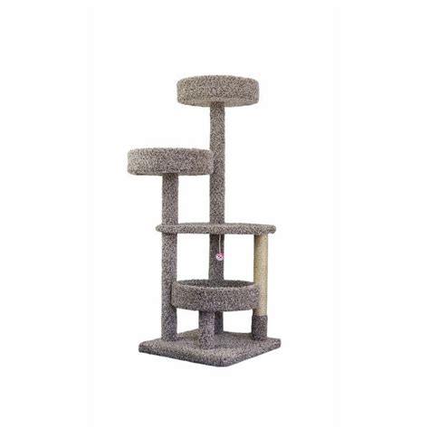 New Cat Condos Solid Wood Sturdy Cat Tower with Beds - Bed Bath ...