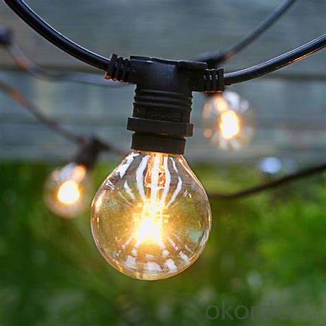 Chinese G50 Patio Globe String Lights for Decoration real-time quotes ...