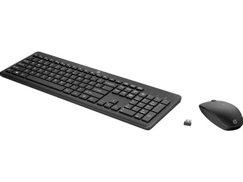 Wireless Mouse and Keyboard Combo HP 230 Quiet and Long-lasting batteries