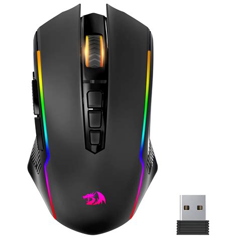 Redragon Gaming Mouse, Wireless Mouse Gaming with RGB Backlit,8000 DPI ...