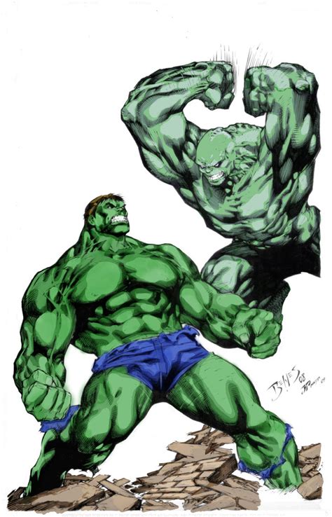 Hulk Vs Abomination by fabri21 on DeviantArt