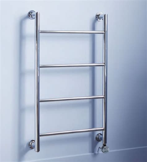 HeatQuick Ontario Electric Thermostatic Chrome Designer Towel Rail