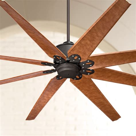 72" Casa Vieja Outdoor Ceiling Fan with Remote Control Large English ...