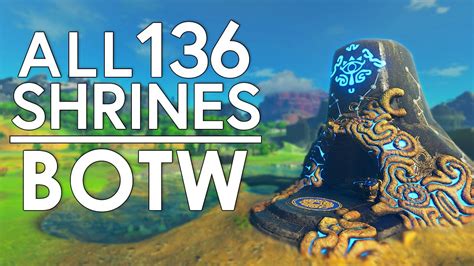 All 136 Shrines in BOTW Complete Guide - YouTube