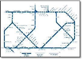 South Eastern train / rail maps