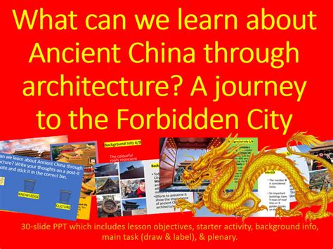 What can we learn about Ancient China from architecture? | Teaching ...