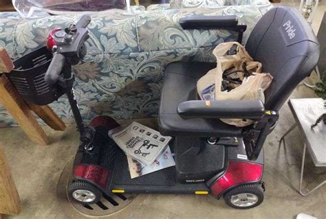 Pride Mobility scooter, battery is dead - Metzger Property Services, LLC