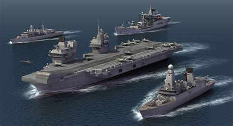 Carrier group royal navy 3D model - TurboSquid 1193484